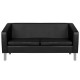 Sofa do čakárne Gabbiano BM18003 čierna Sofa do čakárne Gabbiano BM18003 čierna