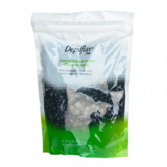 Depilflax 100 vosk na depiláciu Film Wax perličky čierne 1000g Depilflax 100 vosk na depiláciu Film Wax perličky čierne 1000g