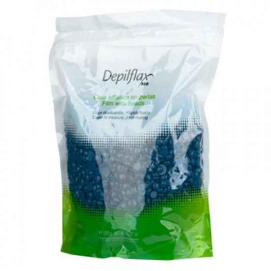 Depilflax 100 vosk na depiláciu Film Wax perličky azulén 1000g Depilflax 100 vosk na depiláciu Film Wax perličky azulén 1000g
