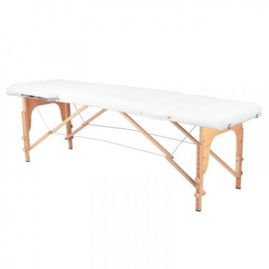 Skladací masážny stôl Komfort 2 Wood biely Skladací masážny stôl Komfort 2 Wood biely