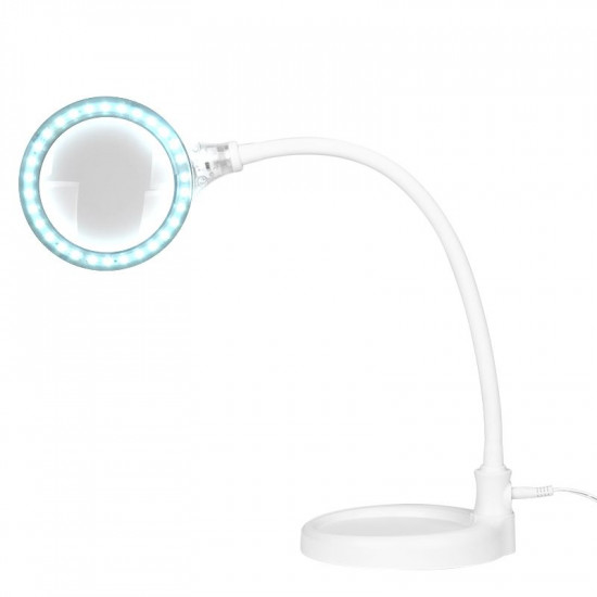 Kozmetická lupa lampa ELEGANTE 2014-2R 30 LED SMD 5D s podstavcom na stôl Kozmetická lupa lampa ELEGANTE 2014-2R 30 LED SMD 5D s podstavcom na stôl