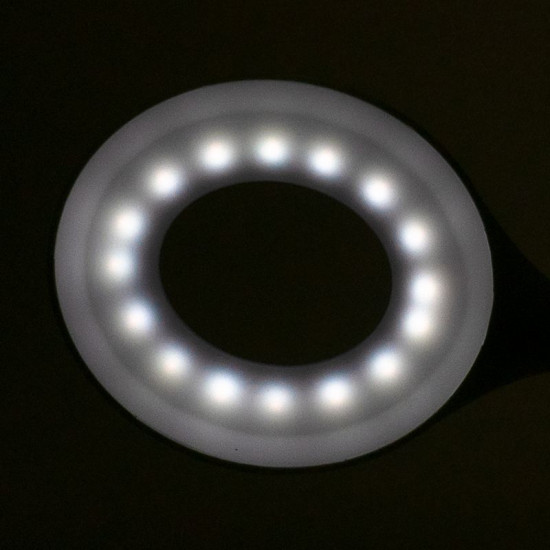 Manikérska pracovná LED lampa na stôl SNAKE Ring biela Manikérska pracovná LED lampa na stôl SNAKE Ring biela