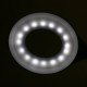 Manikérska pracovná LED lampa na stôl SNAKE Ring biela Manikérska pracovná LED lampa na stôl SNAKE Ring biela