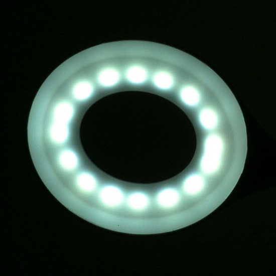 Manikérska pracovná LED lampa na stôl SNAKE Ring biela Manikérska pracovná LED lampa na stôl SNAKE Ring biela