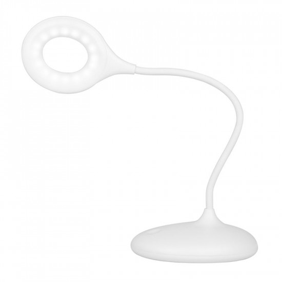 Manikérska pracovná LED lampa na stôl SNAKE Ring biela Manikérska pracovná LED lampa na stôl SNAKE Ring biela