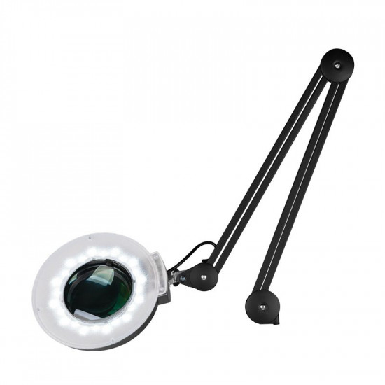 Kozmetická lupa lampa LED S5 + statív čierna Kozmetická lupa lampa LED S5 + statív čierna