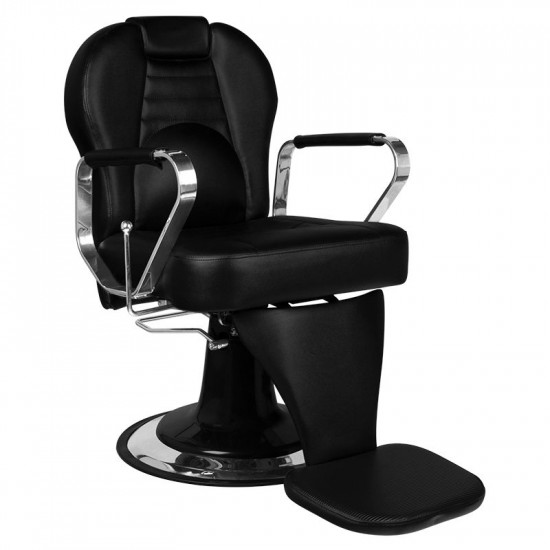 Barberské kreslo Gabbiano Tiziano čierne Barberské kreslo Gabbiano Tiziano čierne