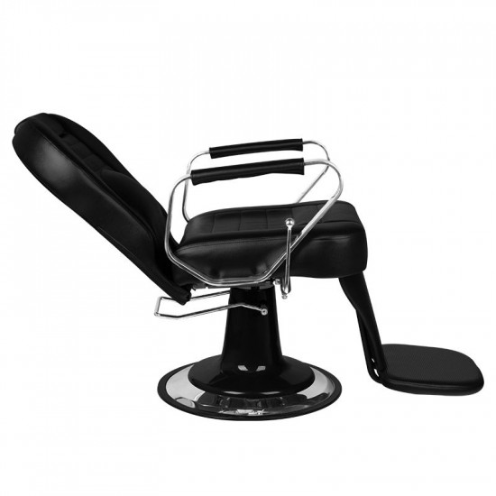 Barberské kreslo Gabbiano Tiziano čierne Barberské kreslo Gabbiano Tiziano čierne
