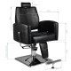 Barberské kreslo Hair System SM-184 čierne Barberské kreslo Hair System SM-184 čierne