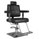 Barberske kreslo Hair System SM185 čierne Barberske kreslo Hair System SM185 čierne