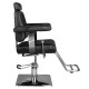 Barberske kreslo Hair System SM185 čierne Barberske kreslo Hair System SM185 čierne