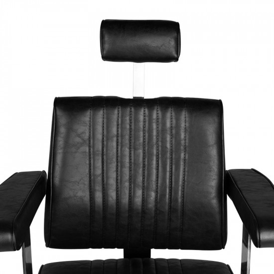 Barberske kreslo Hair System SM185 čierne Barberske kreslo Hair System SM185 čierne