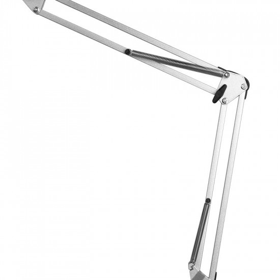 Kozmetická pracovná lampa LED All4Light Lashes Line 2 strieborná na stôl