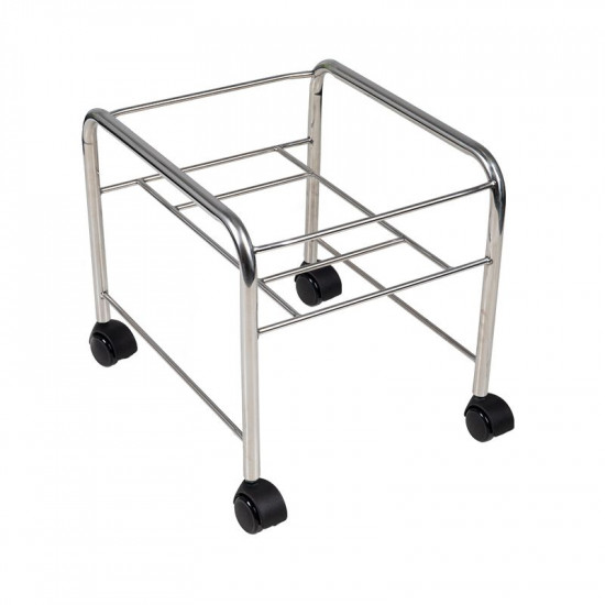 Vanička na pedikúru na kolieskach chrom Vanička na pedikúru na kolieskach chrom