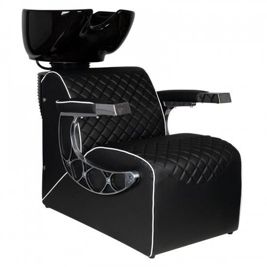 Barbersky umývací box Gabbiano Simone čierny Barbersky umývací box Gabbiano Simone čierny