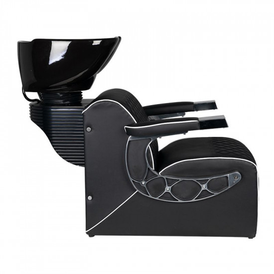 Barbersky umývací box Gabbiano Simone čierny Barbersky umývací box Gabbiano Simone čierny