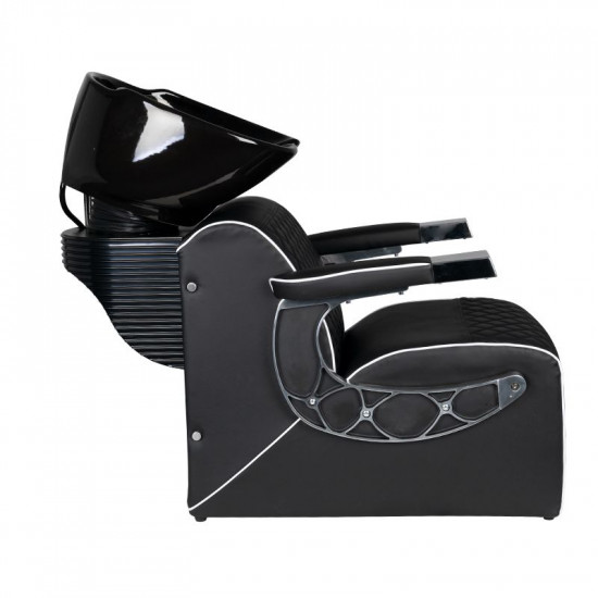 Barbersky umývací box Gabbiano Simone čierny Barbersky umývací box Gabbiano Simone čierny
