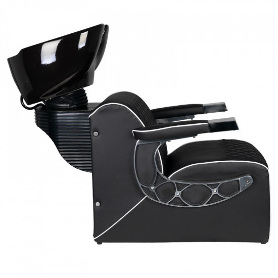 Barbersky umývací box Gabbiano Simone čierny Barbersky umývací box Gabbiano Simone čierny