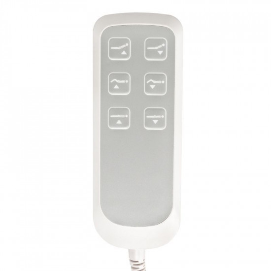 Elektrické kozmetické kreslo Sillon Lux 273B 3 motorové biele Elektrické kozmetické kreslo Sillon Lux 273B 3 motorové biele