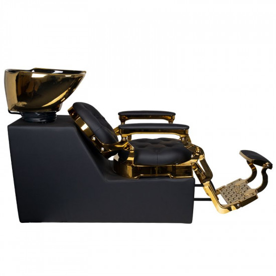 Barbersky umývací box Gabbiano Claudius Gold čierny Barbersky umývací box Gabbiano Claudius Gold čierny
