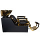 Barbersky umývací box Gabbiano Claudius Gold čierny Barbersky umývací box Gabbiano Claudius Gold čierny