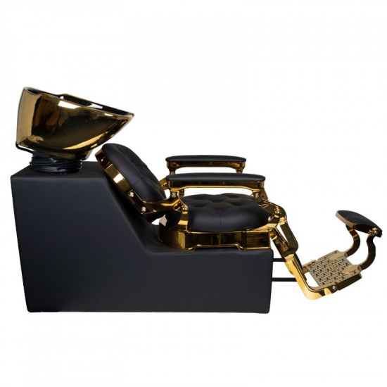 Barbersky umývací box Gabbiano Claudius Gold čierny Barbersky umývací box Gabbiano Claudius Gold čierny