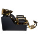 Barbersky umývací box Gabbiano Claudius Gold čierny Barbersky umývací box Gabbiano Claudius Gold čierny