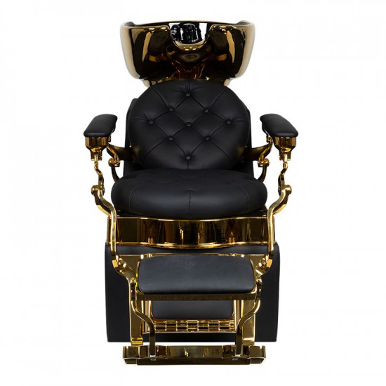 Barbersky umývací box Gabbiano Claudius Gold čierny Barbersky umývací box Gabbiano Claudius Gold čierny