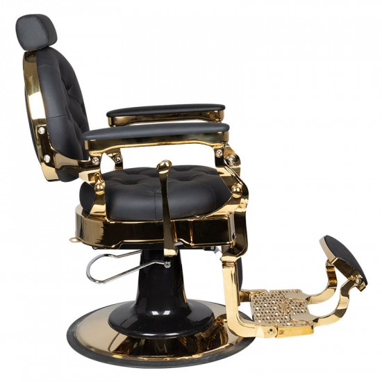 Barberske kreslo Gabbiano Claudius Gold čierne Barberske kreslo Gabbiano Claudius Gold čierne