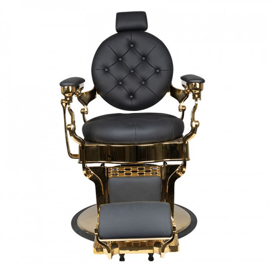 Barberske kreslo Gabbiano Claudius Gold čierne Barberske kreslo Gabbiano Claudius Gold čierne