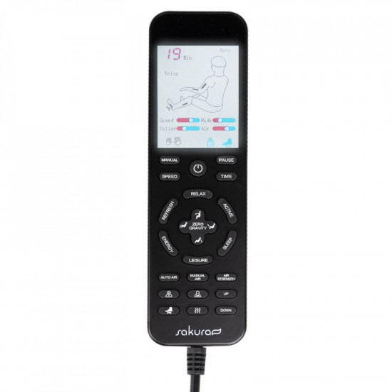 Masážne kreslo Sakura Comfort 806 šedé Masážne kreslo Sakura Comfort 806 šedé
