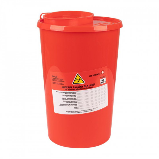 Nádoba na medicÍnsky odpad 2,0 l Nádoba na medicÍnsky odpad 2,0 l