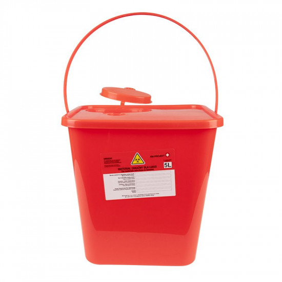 Nádoba na medicÍnsky odpad 5,0 l Nádoba na medicÍnsky odpad 5,0 l