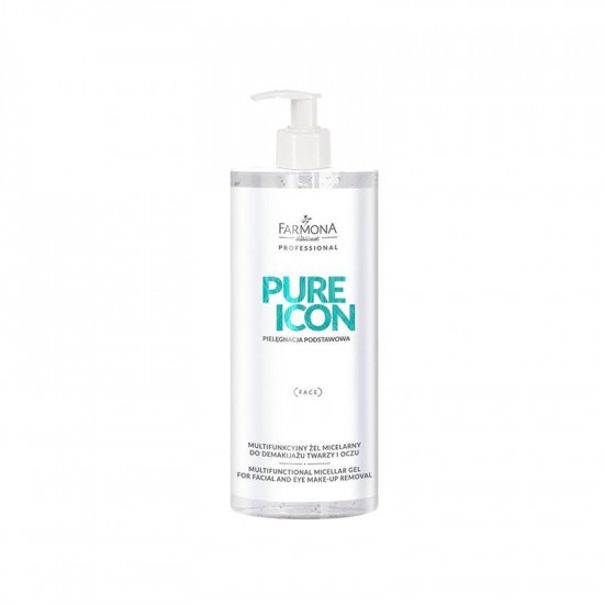 Farmona Pure Icon multifunkčný micelárny gél na odličovanie tváre a očí 500 ml Farmona Pure Icon multifunkčný micelárny gél na odličovanie tváre a očí 500 ml