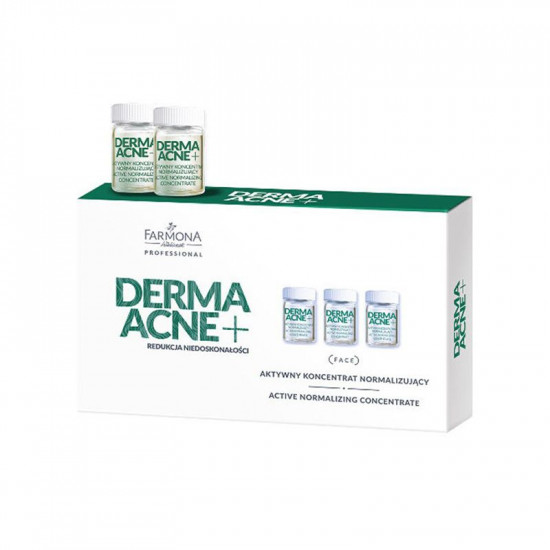 Farmona Dermaacne+ aktívny normalizačný koncentrát na tvár 5x5 ml Farmona Dermaacne+ aktívny normalizačný koncentrát na tvár 5x5 ml