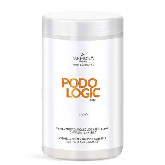 Farmona Podologic Acid zmäkčujúca soľ do kúpeľa na nohy s kyselinami AHA a BHA 1400 g Farmona Podologic Acid zmäkčujúca soľ do kúpeľa na nohy s kyselinami AHA a BHA 1400 g