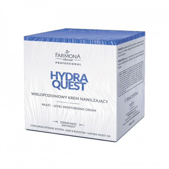 Farmona Hydra Quest viacúrovňový hydratačný denný a nočný krém 50 ml Farmona Hydra Quest viacúrovňový hydratačný denný a nočný krém 50 ml