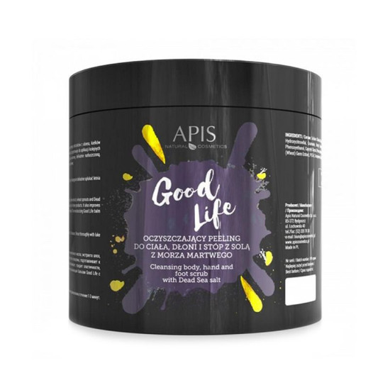 Apis Good Life čistiaci peeling na telo, ruky a nohy 700 g Apis Good Life čistiaci peeling na telo, ruky a nohy 700 g