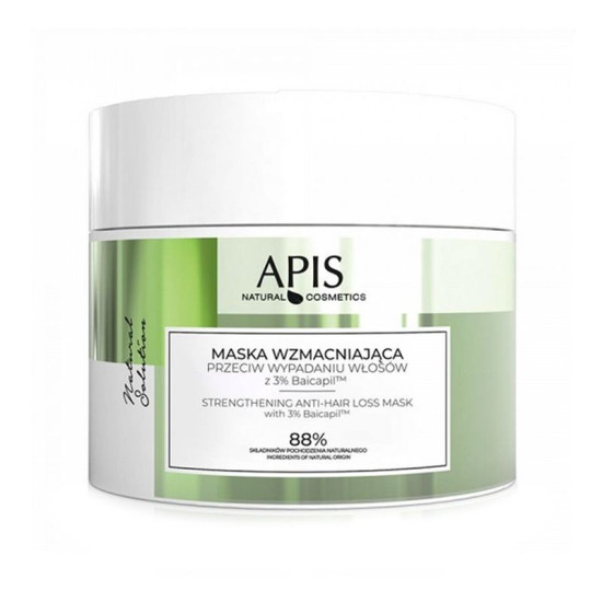 Apis Natural solution posilňujúca maska proti vypadávaniu vlasov s 3% komplexom 200 ml Apis Natural solution posilňujúca maska proti vypadávaniu vlasov s 3% komplexom 200 ml