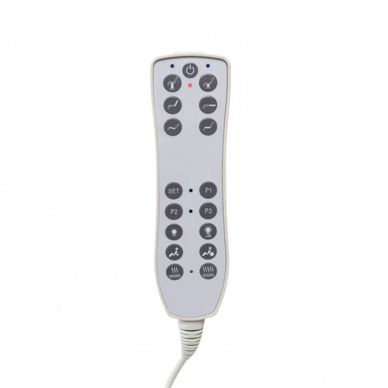Kozmetické elektrické kreslo Azzurro 708B Exclusive 3 motorové vyhrievané