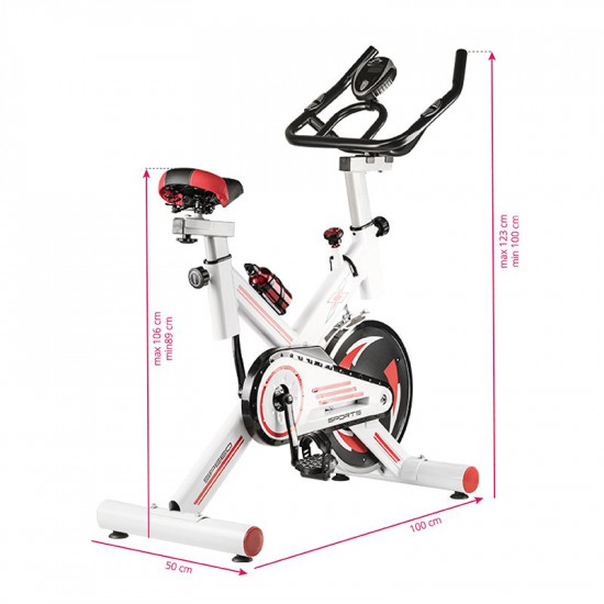 Spiningový tréningovÝ bicykel Magneto 18 biely Spiningový tréningovÝ bicykel Magneto 18 biely