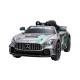 Elektrické autíčko na batériu Mercedes-Benz GT 4 AMG strieborné Elektrické autíčko na batériu Mercedes-Benz GT 4 AMG strieborné