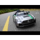 Elektrické autíčko na batériu Mercedes-Benz GT 4 AMG strieborné Elektrické autíčko na batériu Mercedes-Benz GT 4 AMG strieborné