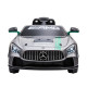 Elektrické autíčko na batériu Mercedes-Benz GT 4 AMG strieborné Elektrické autíčko na batériu Mercedes-Benz GT 4 AMG strieborné