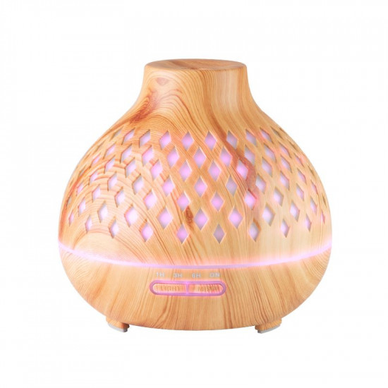 Aróma difuzér zvlhčovač vzduchu SPA 10 svetlé drevo 400 ml s časovačom