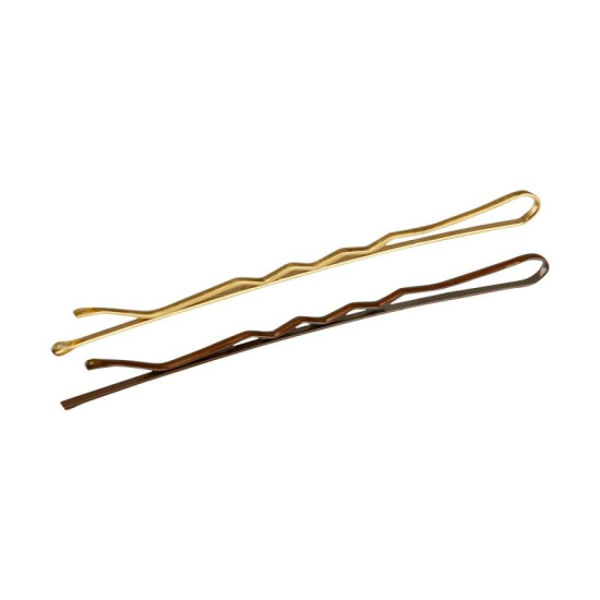 Kadernícke sponky do vlasov  E 64 50ks 7 cm zlaté mix