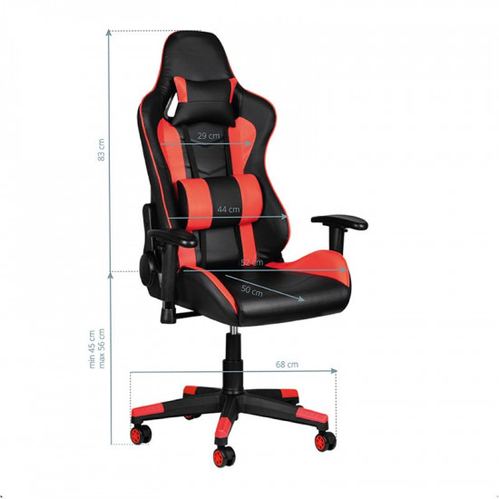 Herná stolička Premium 557 červená Herná stolička Premium 557 červená