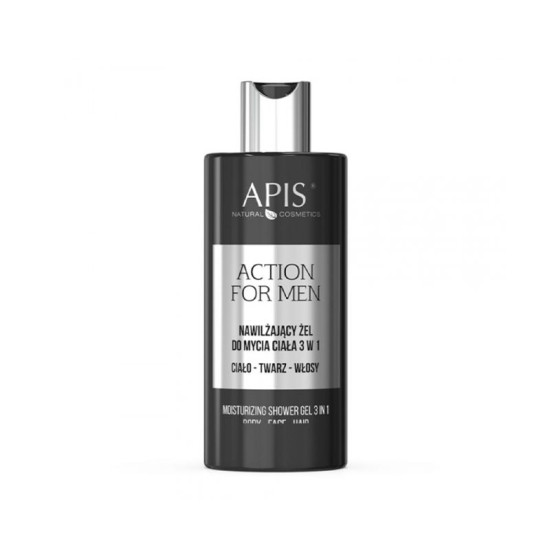 Apis Action for men hydratačný sprchový gél pre muŽov 3v1 300 ml Apis Action for men hydratačný sprchový gél pre muŽov 3v1 300 ml
