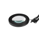 Kozmetická lupa lampa LED Glow 308 na stôl čierna Kozmetická lupa lampa LED Glow 308 na stôl čierna