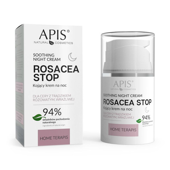 Apis Rosacea - Stop home terapis upokojujúci krém na noc 50 ml Apis Rosacea - Stop home terapis upokojujúci krém na noc 50 ml